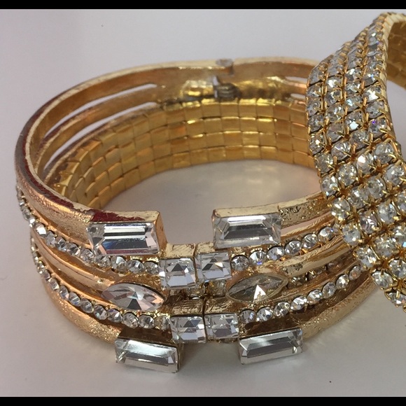 rhinestone bracelets. Perfect for any formal event - Picture 2 of 2